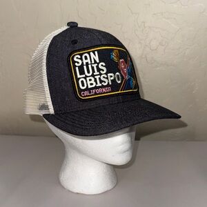 San Luis Obispo Gum Pocket Hat patch graphic snapback trucker hat